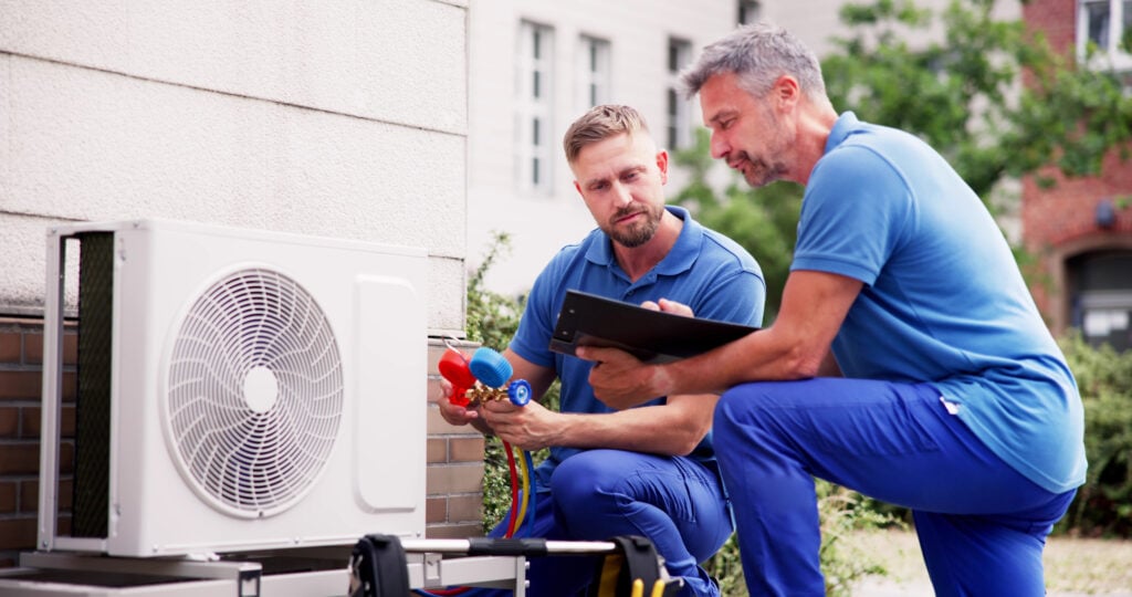 Industrial Air geothermal heat pump installation Conditioning Technician