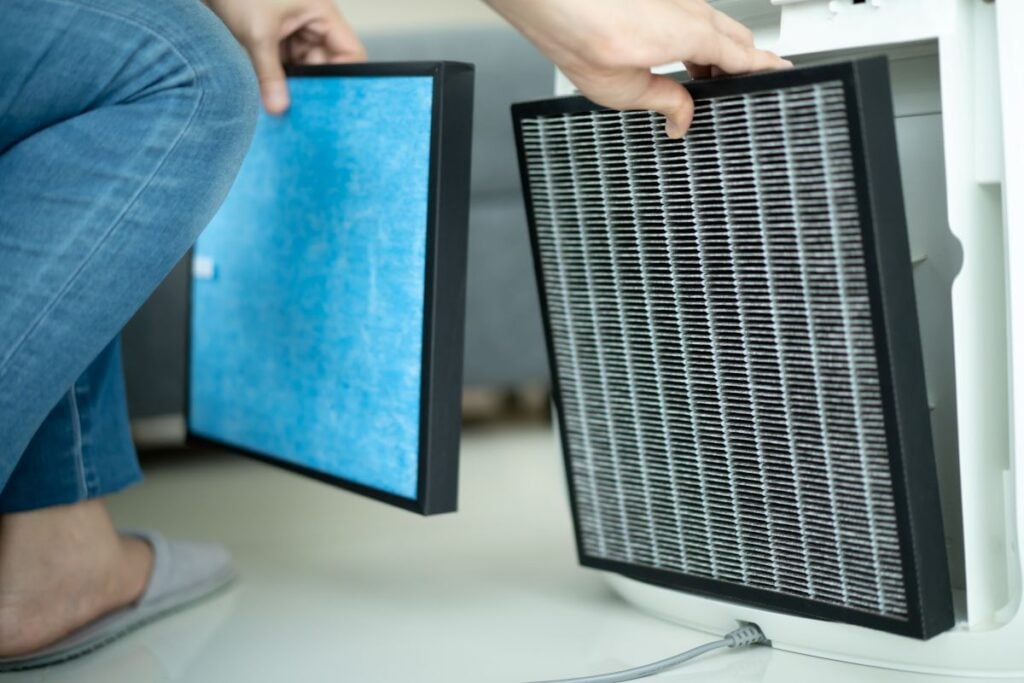 HEPA carbon air purifier filter