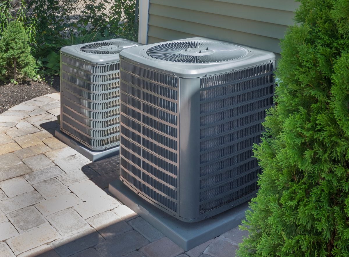 HVAC heating and air conditioning residential units or heat pumps, AC making noise